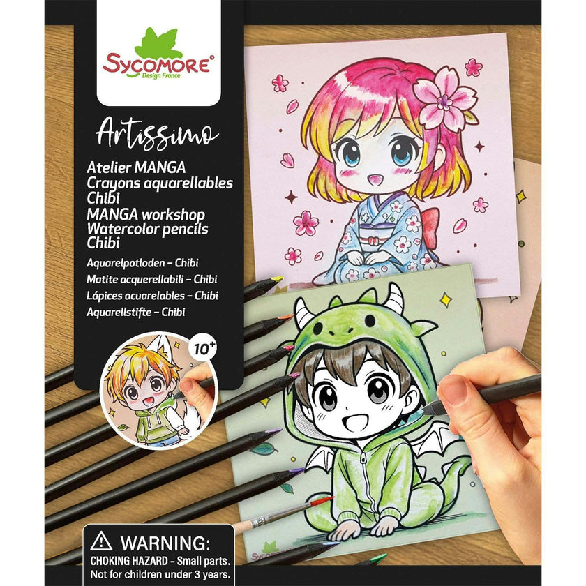 Artissimo - Manga Workshop Watercolor Pencils Chibi - 10y+