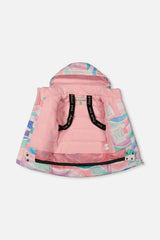 Two Piece Play Snowsuit Multicolored Line Print