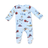 Snow Cats - 2 Way Zipper Footie
