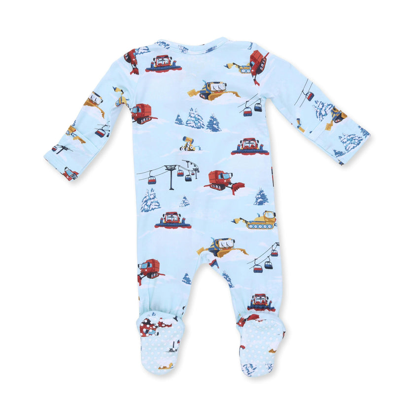 Snow Cats - 2 Way Zipper Footie