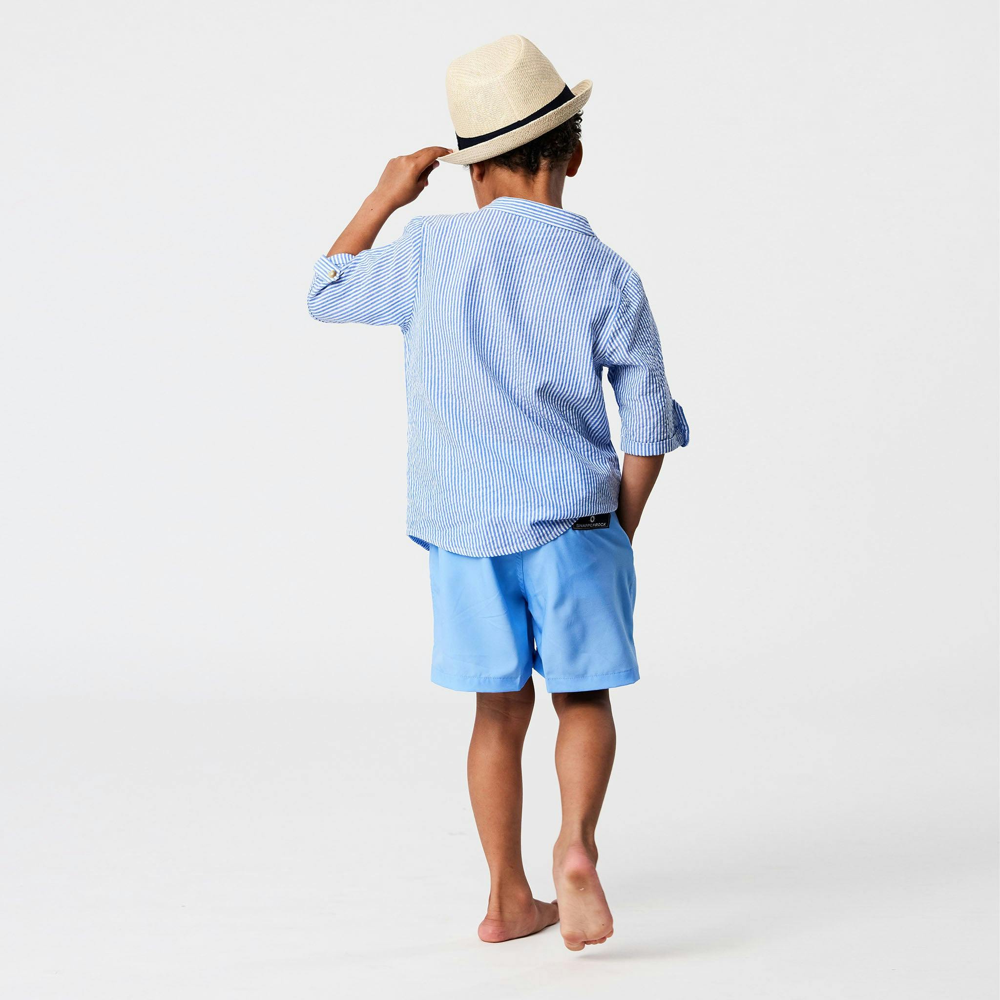 Frankie Seersucker Stripe Resort Shirt
