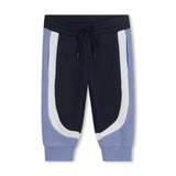 Dark Navy & Light Blue Panel Tracksuit
