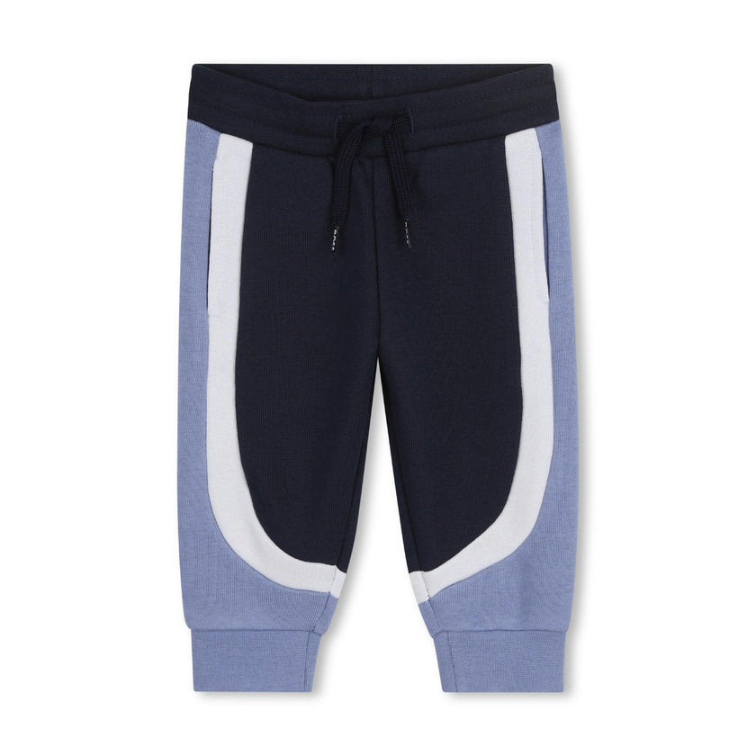 Dark Navy & Light Blue Panel Tracksuit