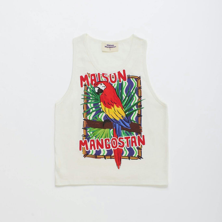 LOROS TANK TOP CLOUDY WHITE