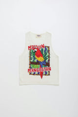 LOROS TANK TOP CLOUDY WHITE