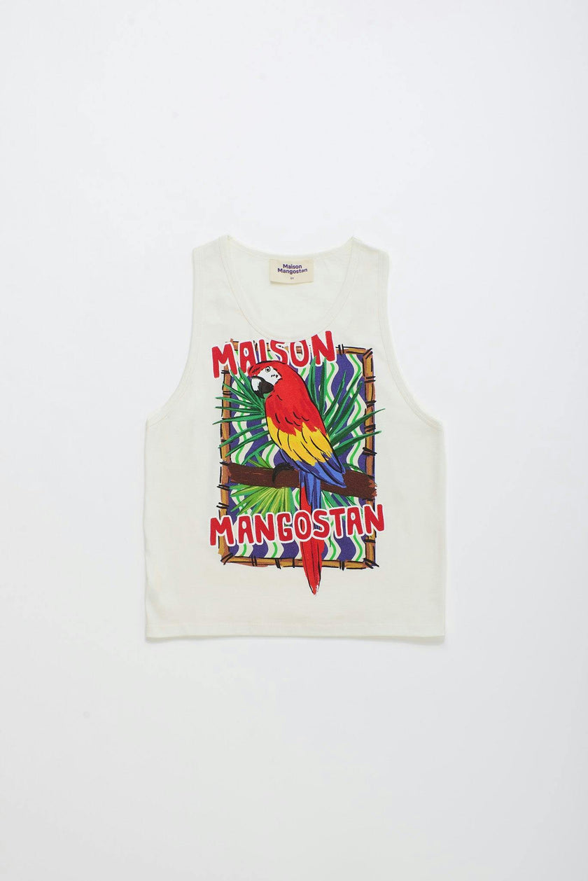 LOROS TANK TOP CLOUDY WHITE