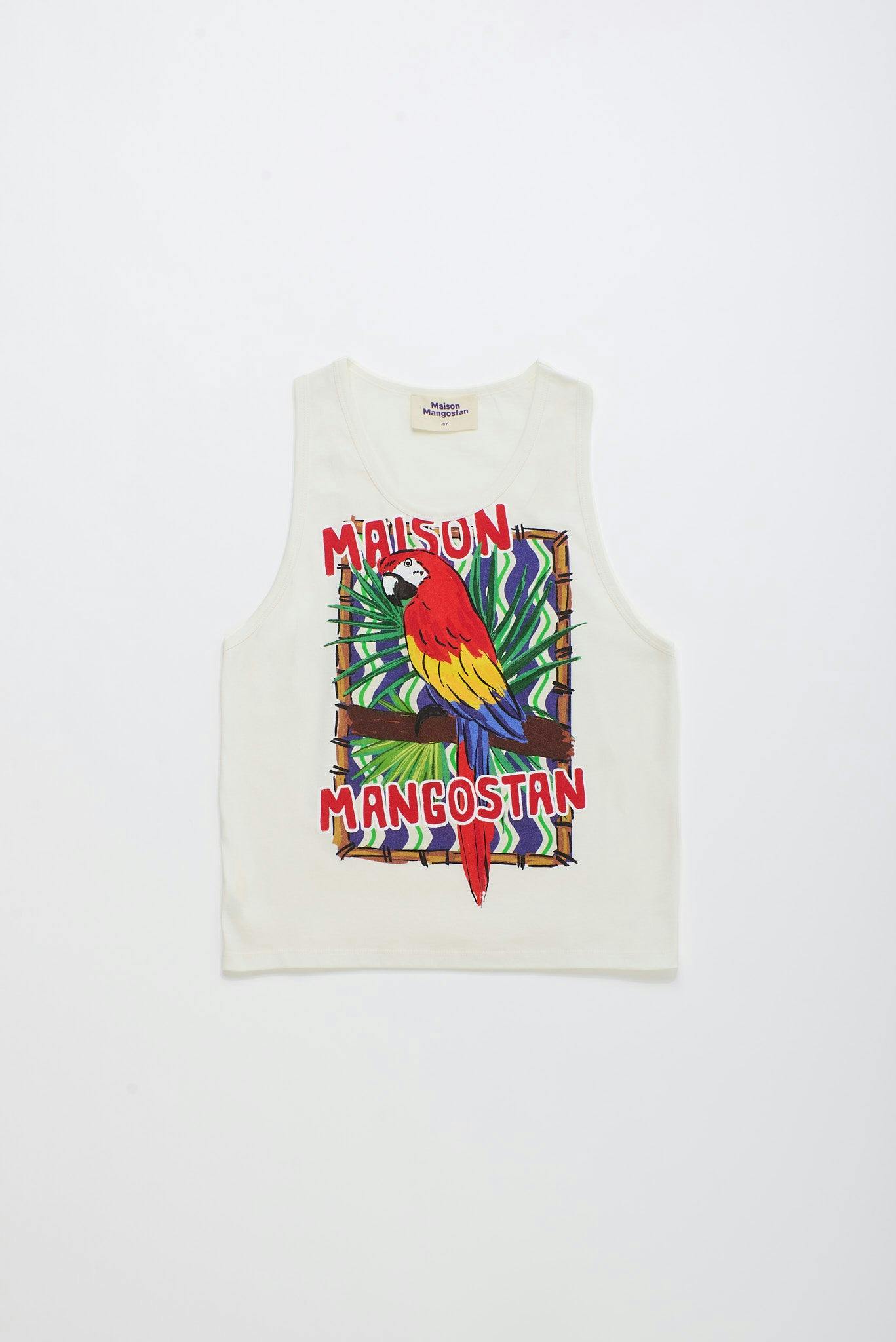 LOROS TANK TOP CLOUDY WHITE