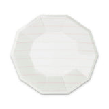 Blush Frenchie Striped Large Plates