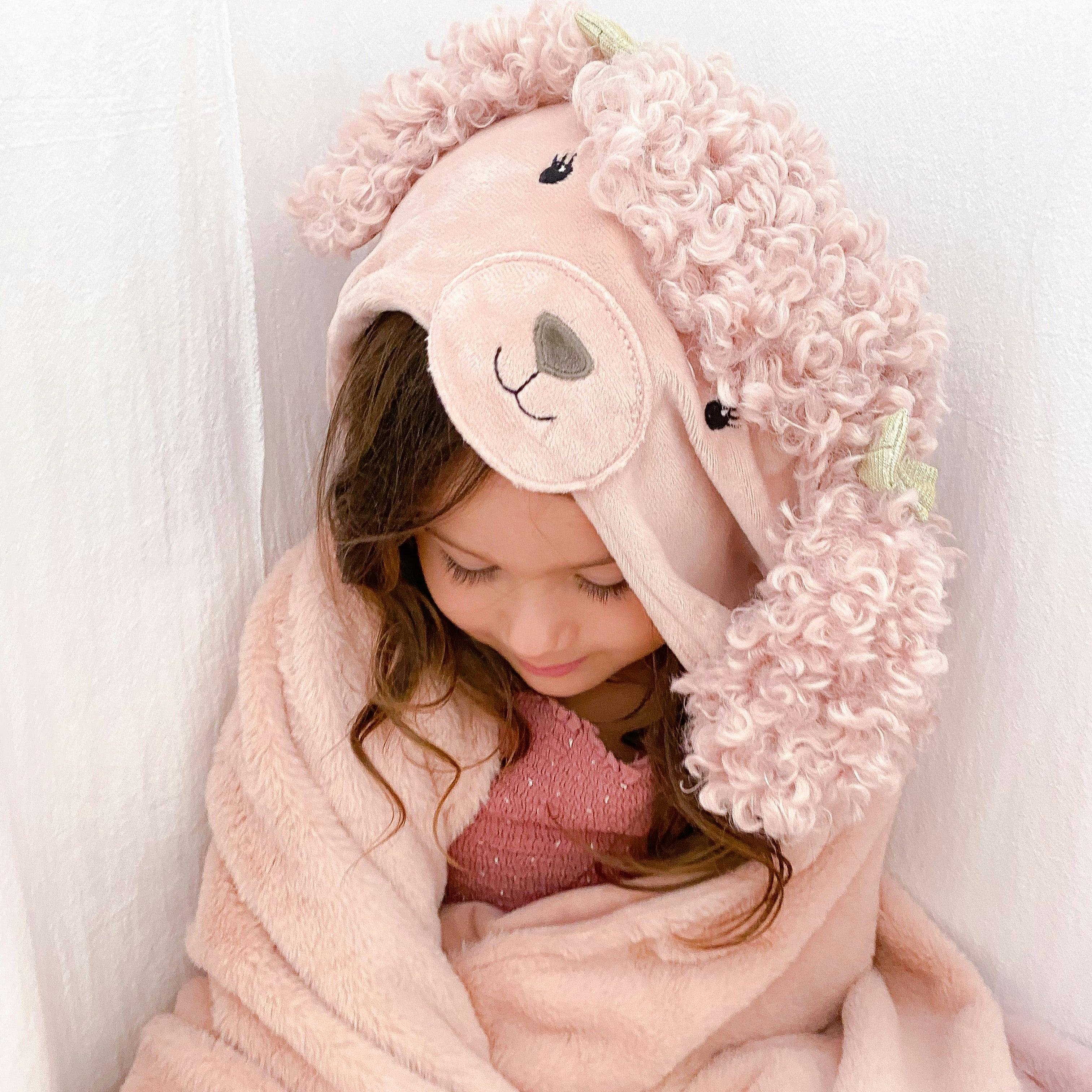 Paris Poodle Hooded Blanket
