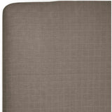 Cotton Muslin Crib Sheet - Mocha