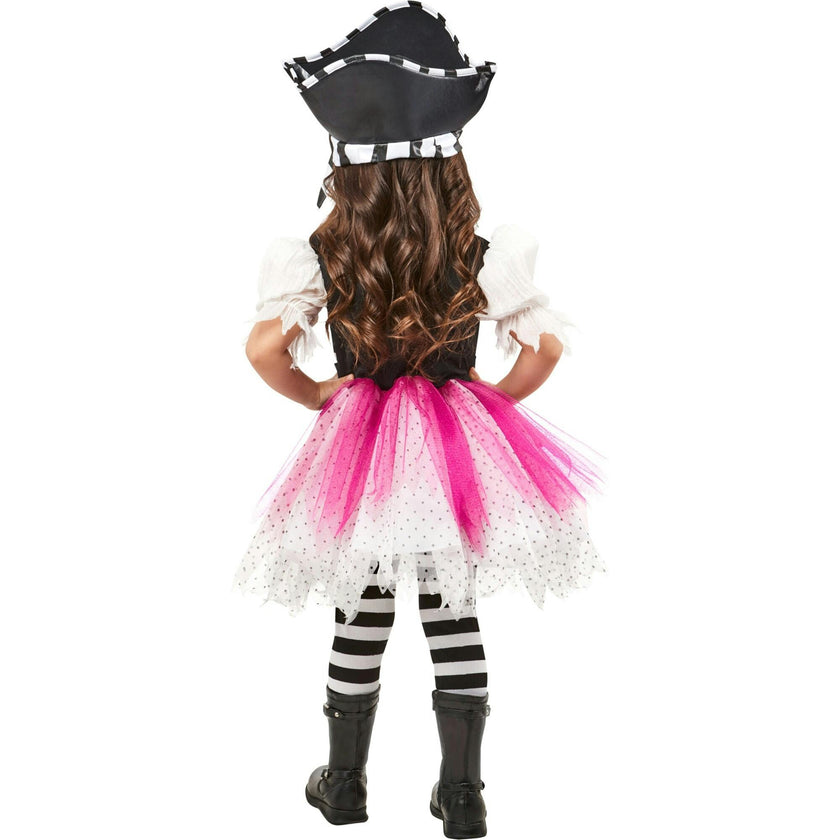 Girls' Posh Little Pirate Girl Costume for Toddlers