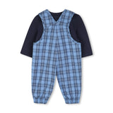 Blue Logo Baby Overall Set