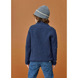 Merino Cashmere Ribbed Rolled-Up Beanie