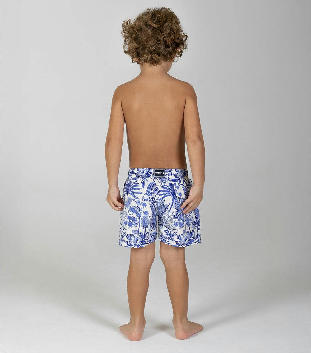 boys swim shorts tropical