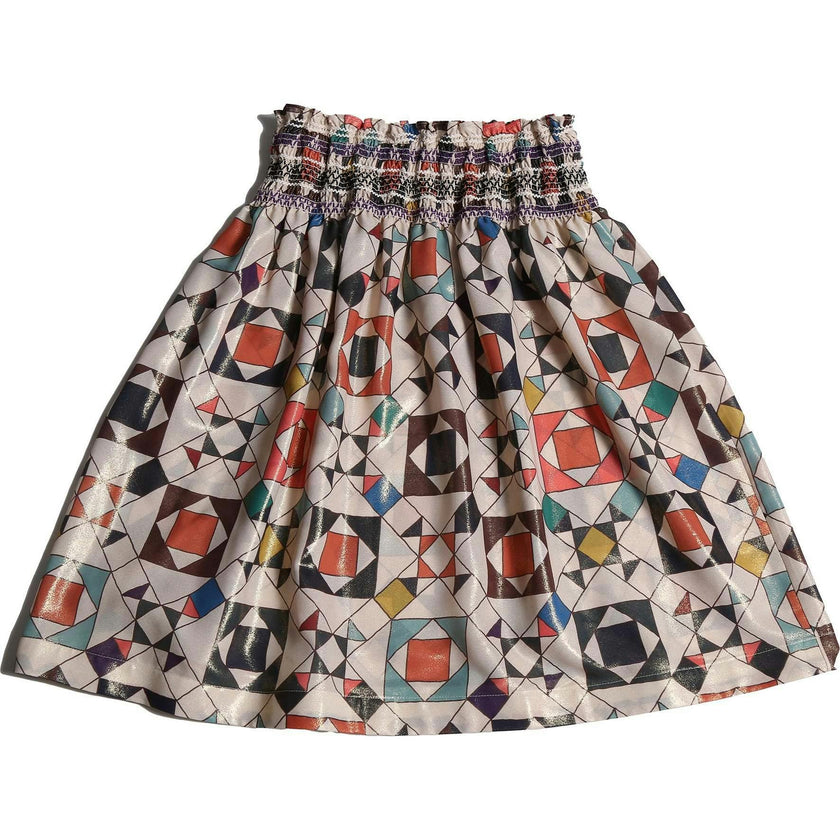 LUNA SMOCKED SKIRT