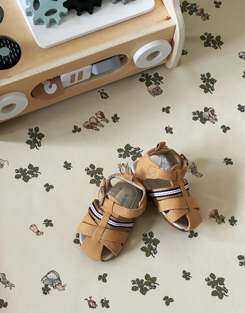 Stuart Suntan Canvas Sandal