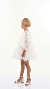 White Bell Mariposa Dress