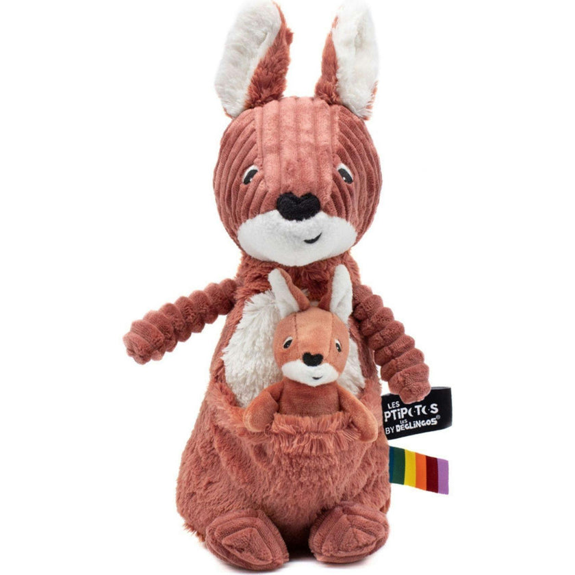 KANGAROO - MOM & BABY PLUSH - TERRACOTTA