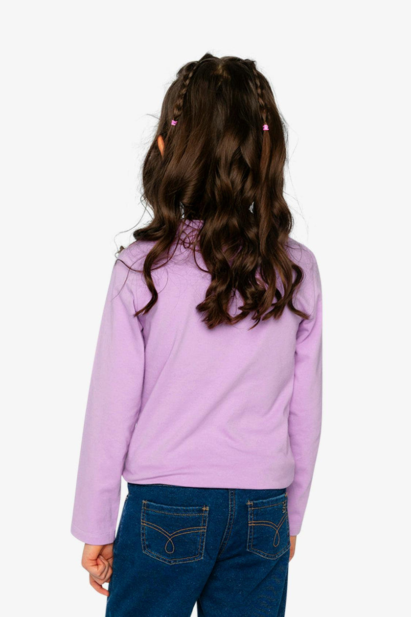 Organic Cotton Jersey T-Shirt Violet