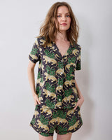 Bagheera - Organic Pima Modal Knit Short PJ Set - Smoke