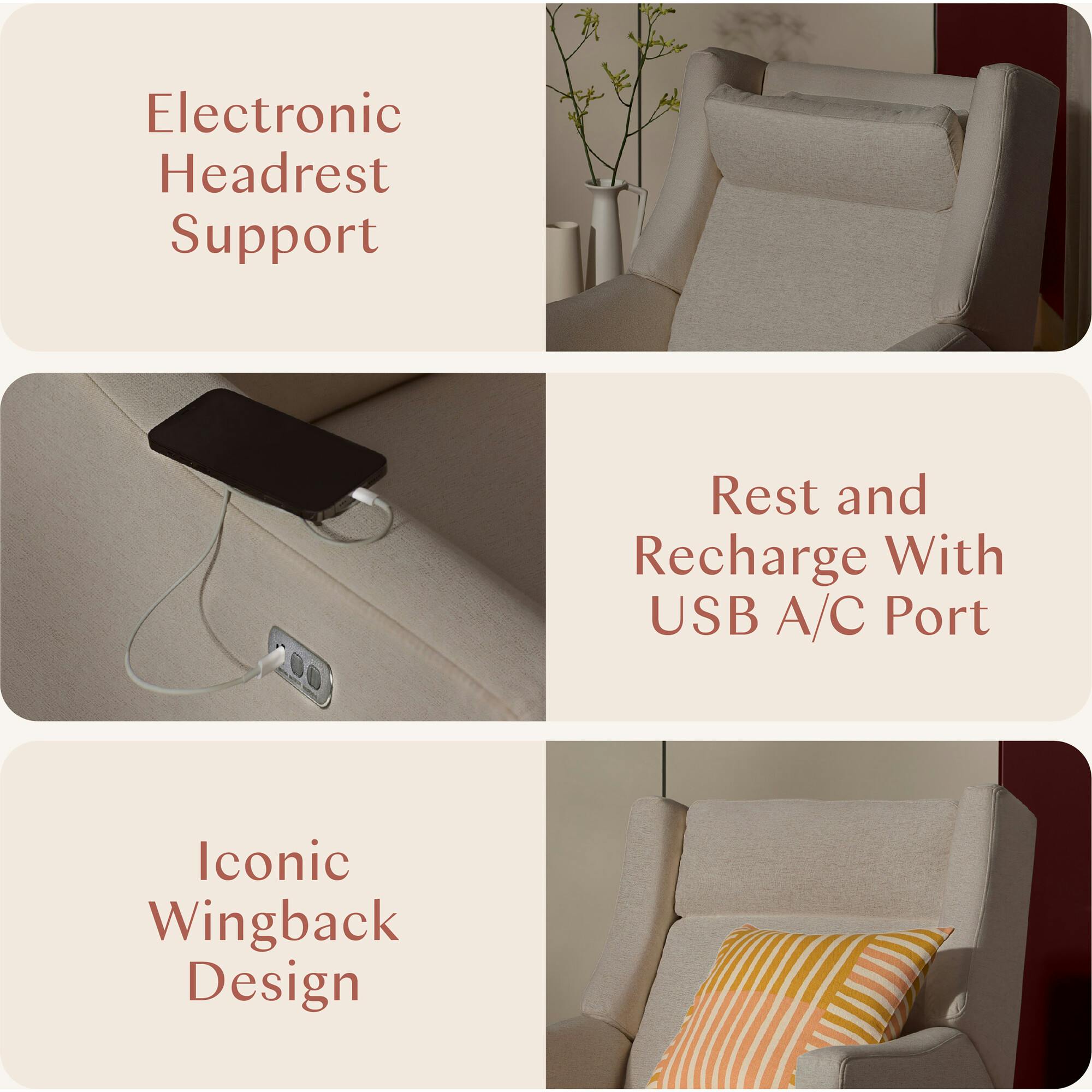 Kiwi Plus Power Recliner and Swivel Glider