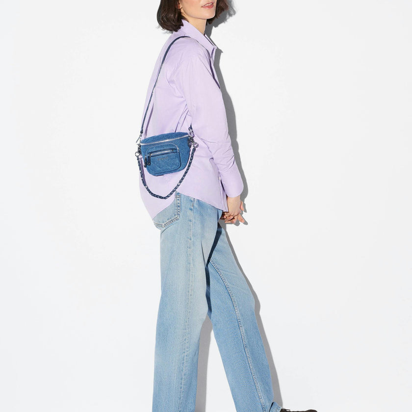 True Blue Denim Micro Crosby Sling