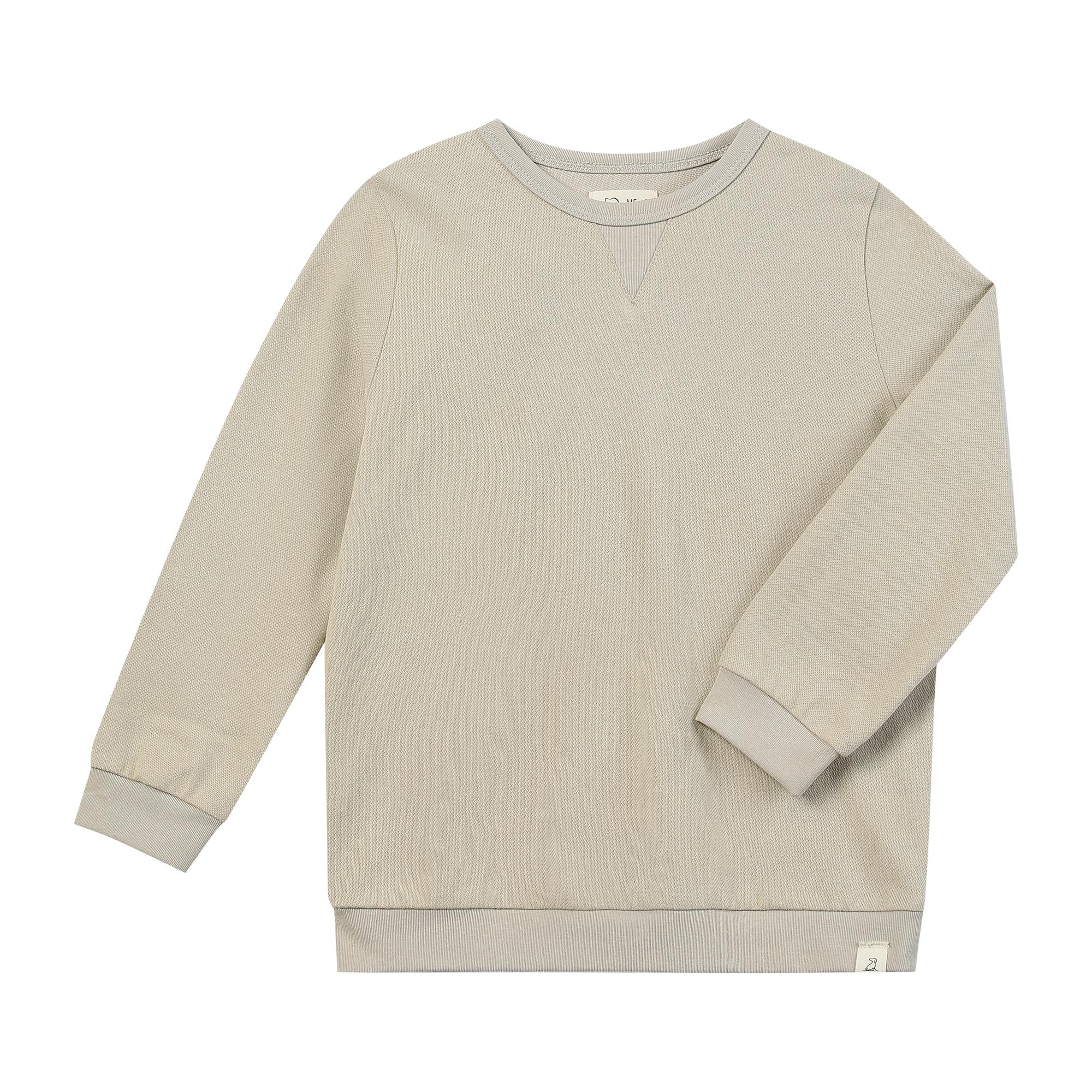 TARQUIN Grey pique sweatshirt