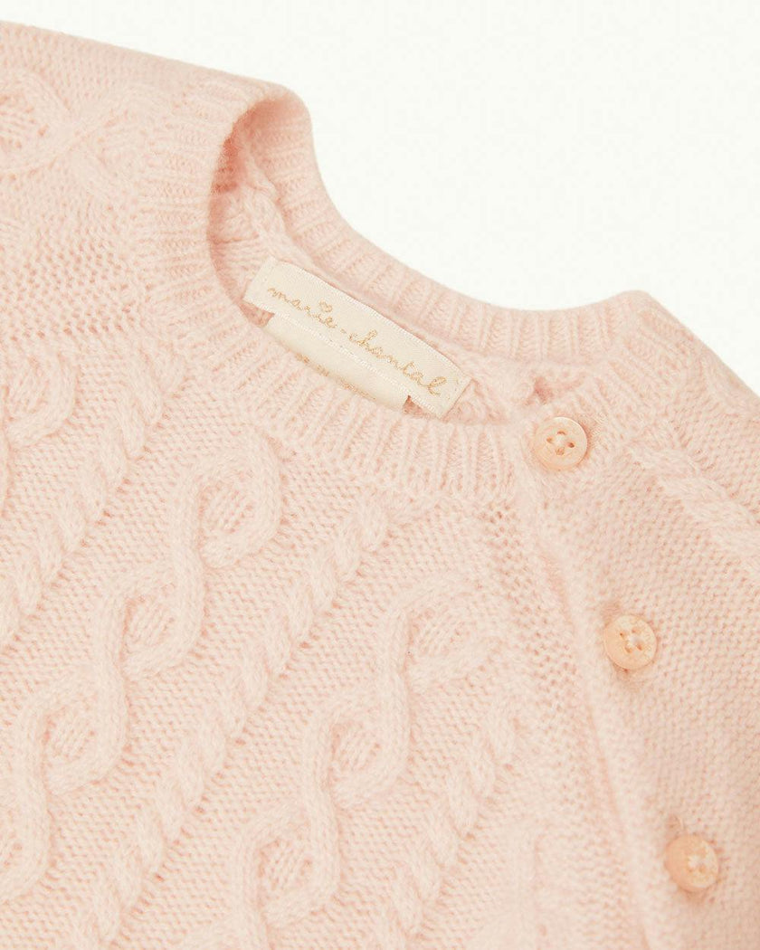 Bowen Cable Knit Dress - Pink