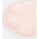 Pink Dot Edged Flower Compostable Side Plates
