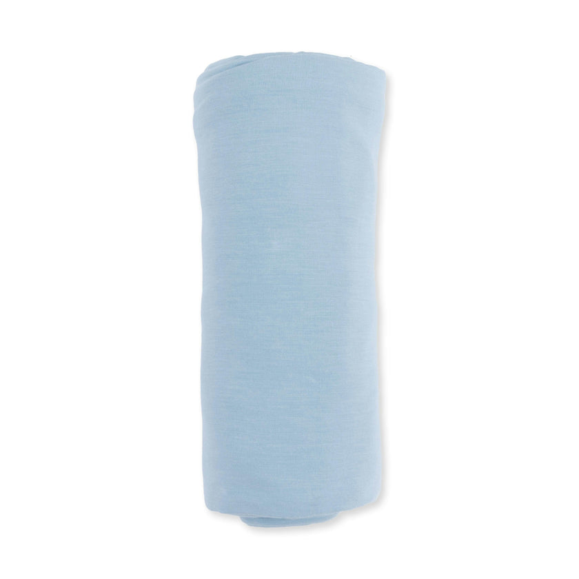 Solid Stone Blue - Swaddle Blanket