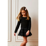 Sofia Heart Bow Lace Mini - Black 25