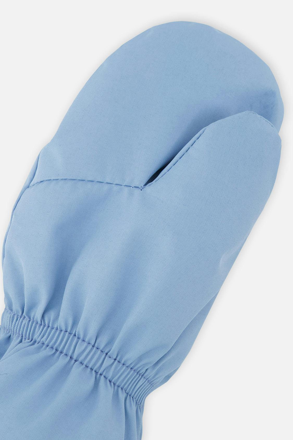 Lined Baby Mittens Blue-Grey