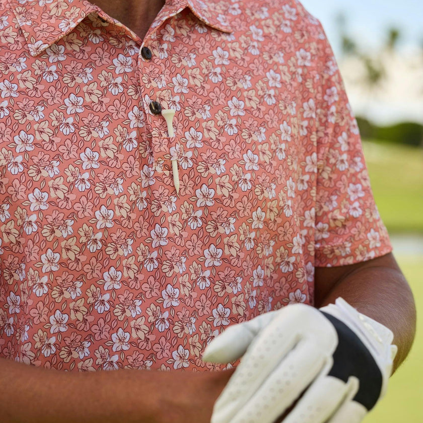 The Azaleas - Sunset Golf Shirt