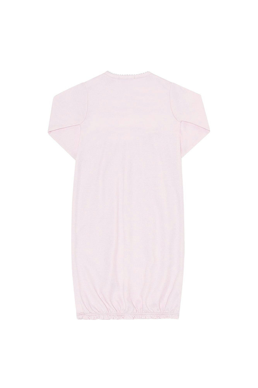 Pink Rocking Horse Embroidered Gown