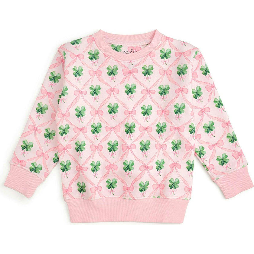 Coquette Clover St. Patrick's Day Sweatshirt
