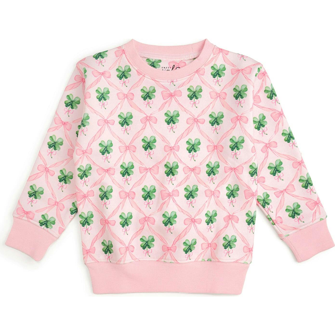 Coquette Clover St. Patrick's Day Sweatshirt