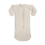 24 HOUR CONVERTIBLE GOWN | BIRCH — Bamboo Organic Cotton Blend, Preemie–6M