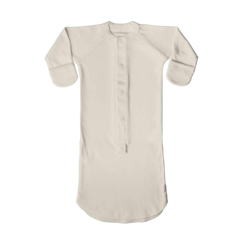 24 HOUR CONVERTIBLE GOWN | BIRCH — Bamboo Organic Cotton Blend, Preemie–6M