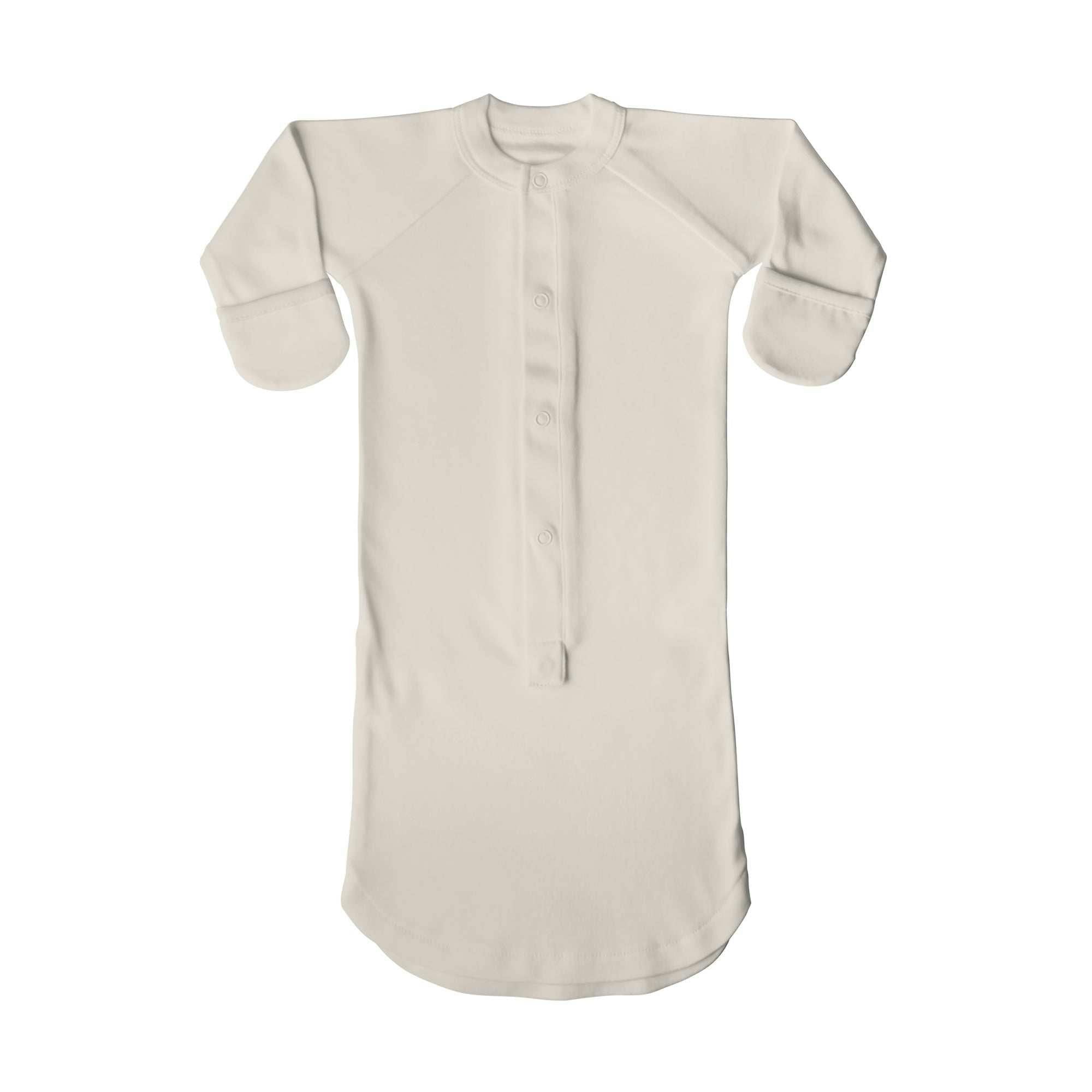 24 HOUR CONVERTIBLE GOWN | BIRCH — Bamboo Organic Cotton Blend, Preemie–6M