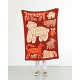 Bow Wow Knit Midi Blanket