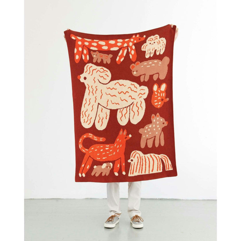 Bow Wow Knit Midi Blanket