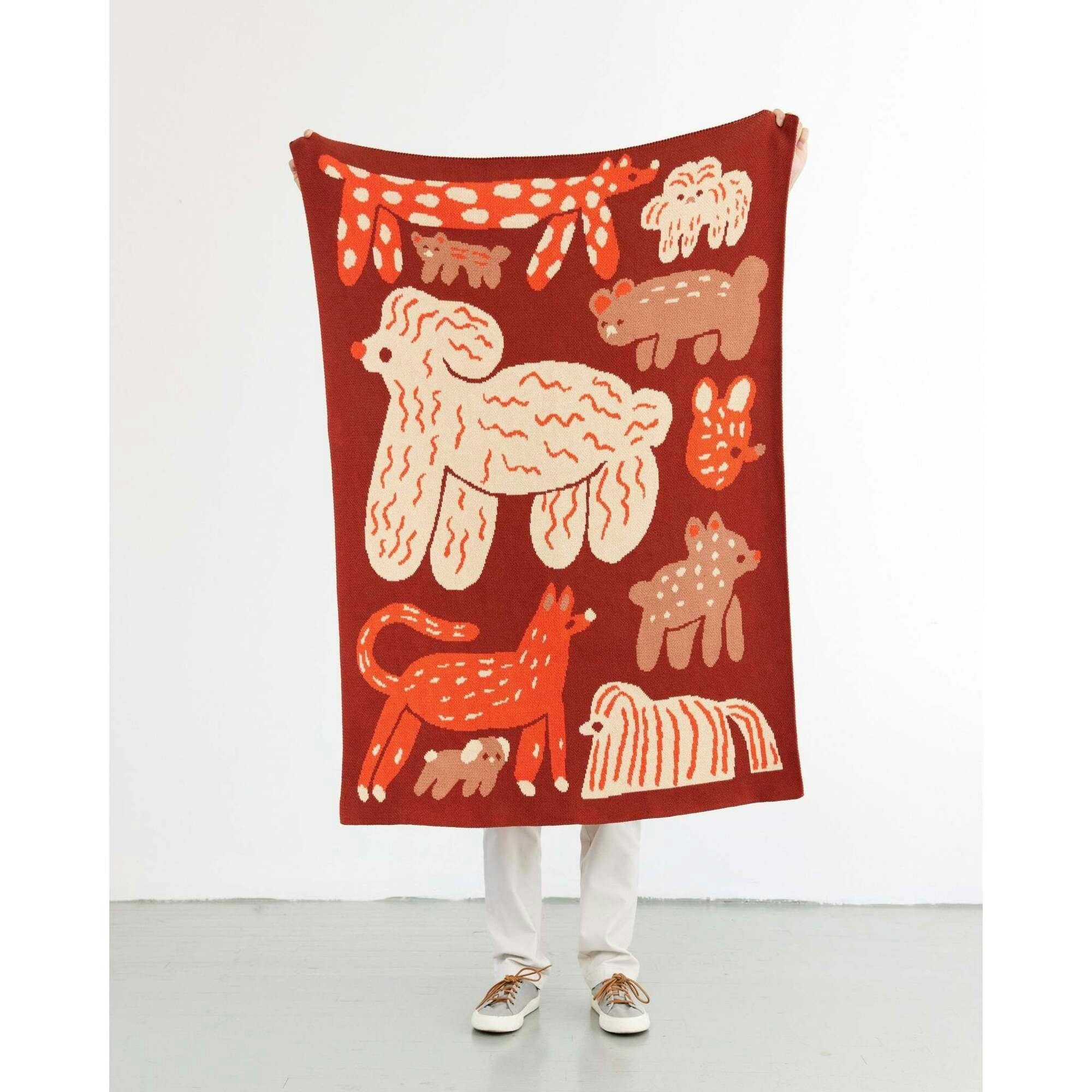 Bow Wow Knit Midi Blanket