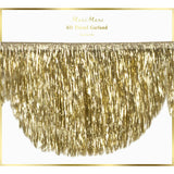 Gold Tinsel Scallop Garland