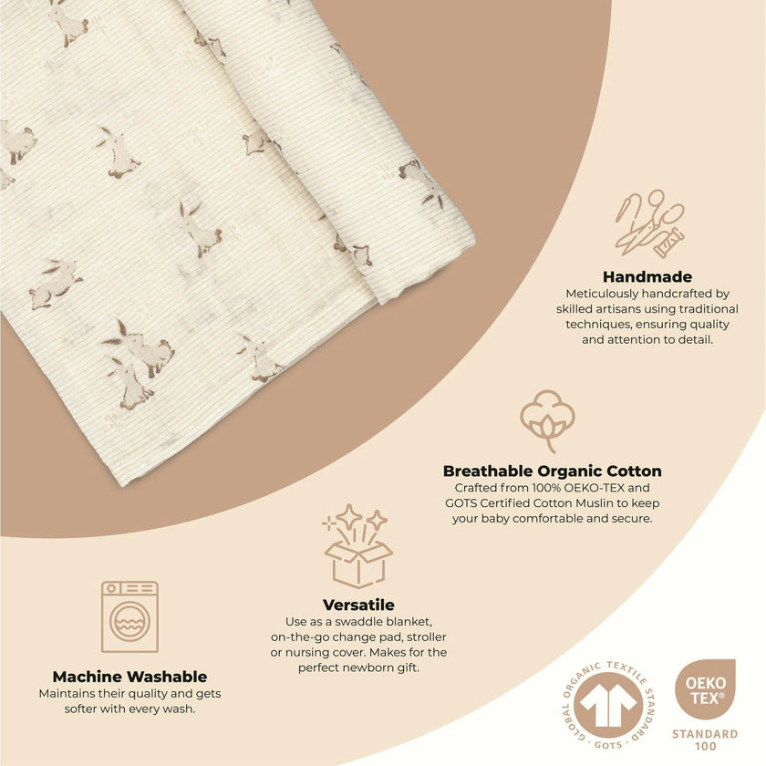 Organic Cotton Single Swaddle