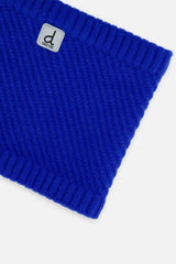 Winter Knit Neckwarmer Royal Blue