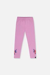 Organic Cotton Jersey Leggings Violet