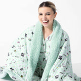Minecraft Sleep Repeat Bamboo Women's Pajama Set