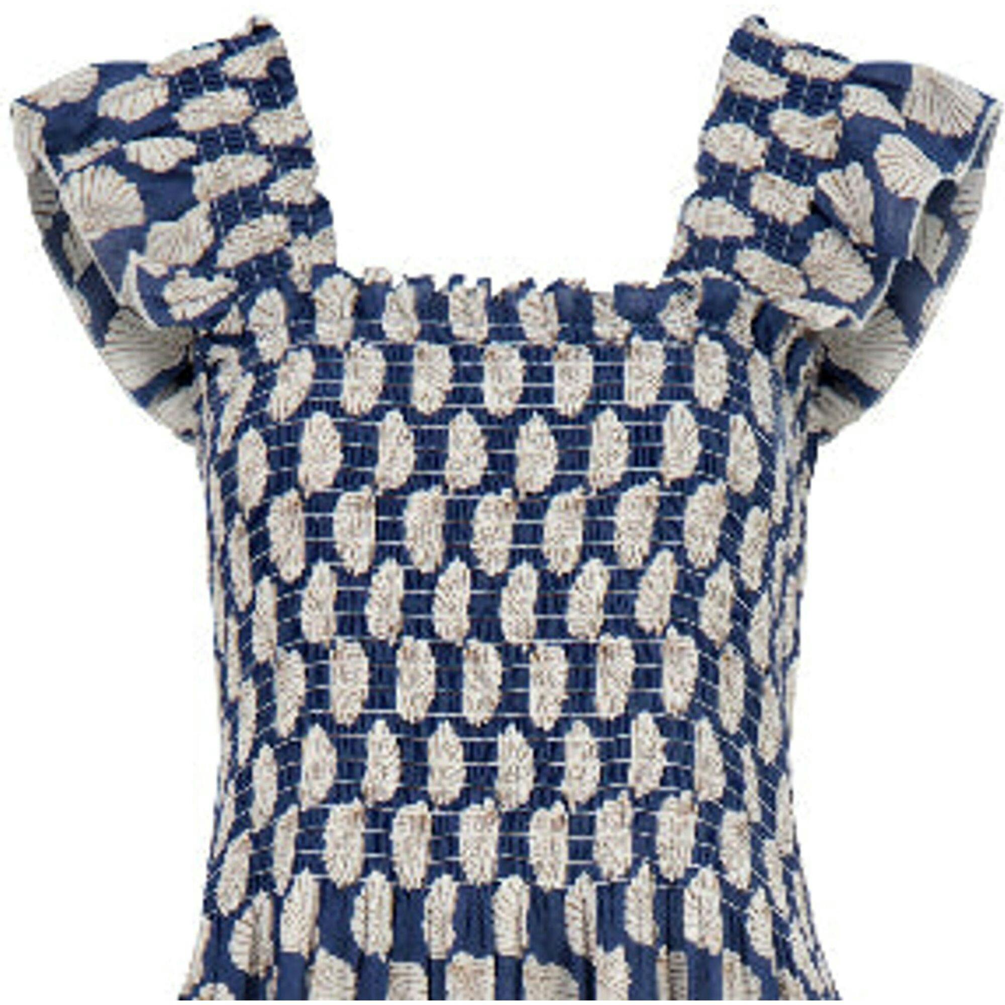Paloma Women's Maxi Dress Shell Beach Navy, Blue