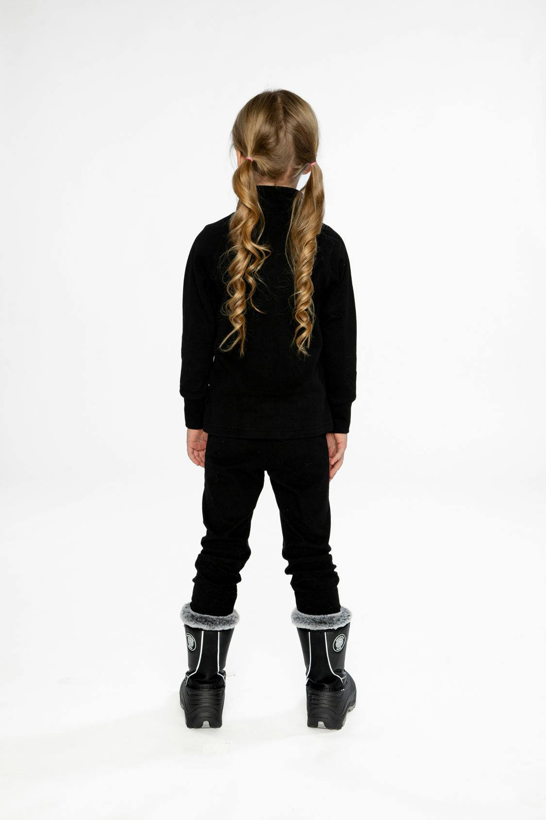 Two Piece Thermal Underwear Black