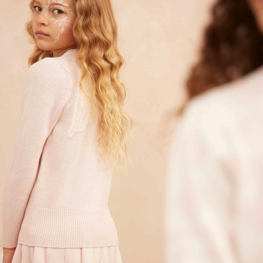 Angel Wings Jumper | Blush